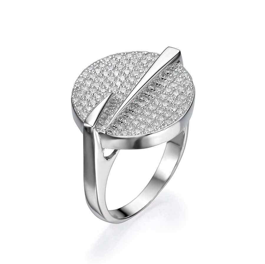 SILVER SPACE RING