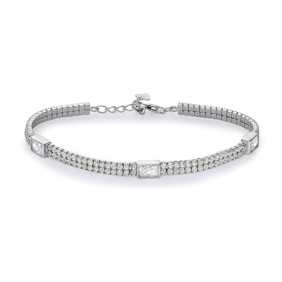 DOUBLE CHAIN TENNIS BRACELET