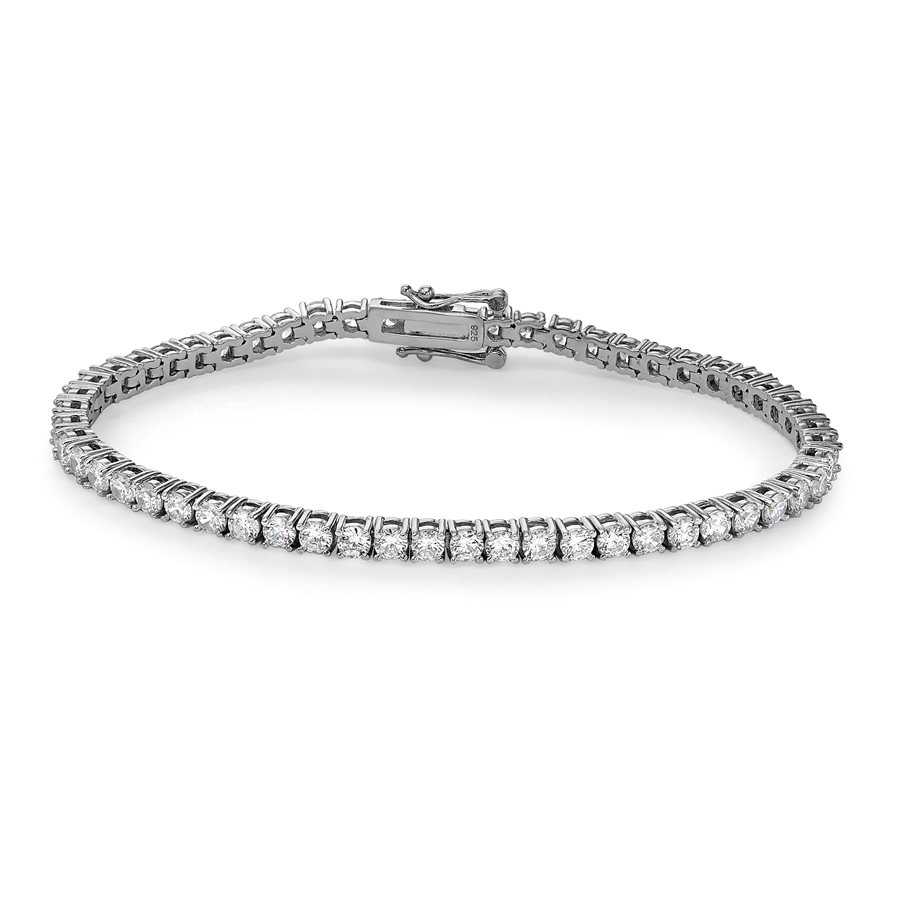 TENNIS BRACELET WITH CZ- 3MM