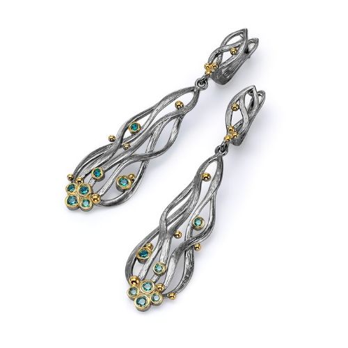 SILVER WAVES EARRINGS